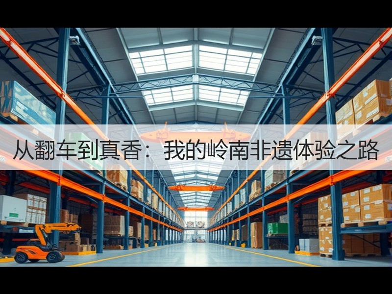 从翻车到真香：我的岭南非遗体验之路