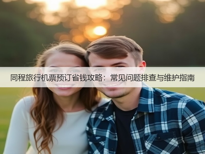 同程旅行机票预订省钱攻略：常见问题排查与