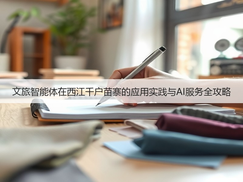 文旅智能体在西江千户苗寨的应用实践与AI