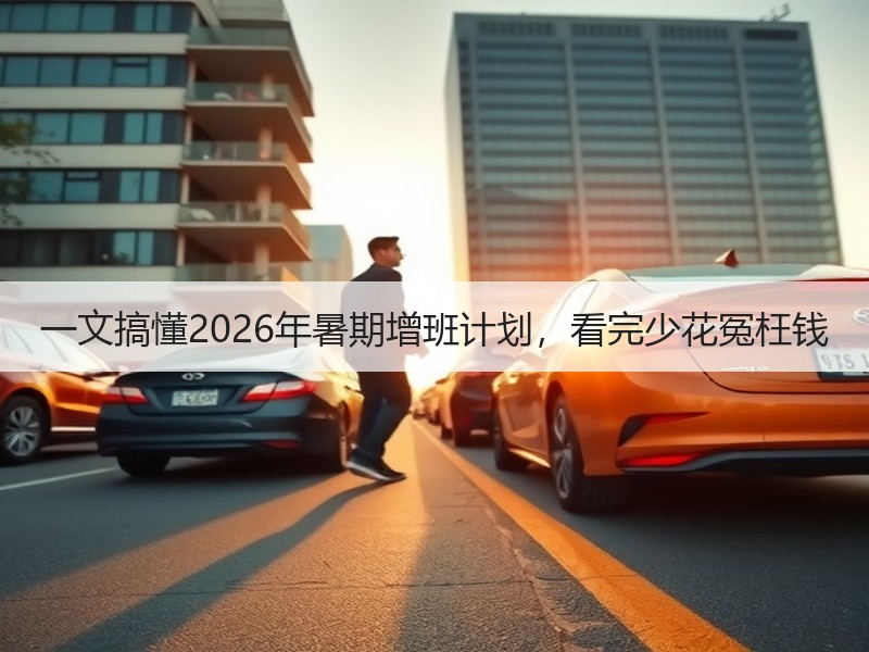 一文搞懂2026年暑期增班计划，看完少花