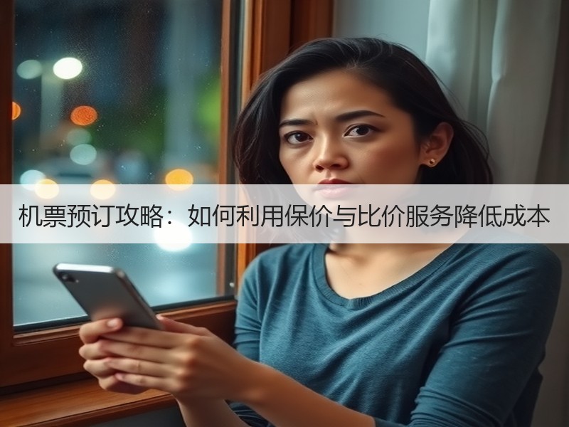 机票预订攻略：如何利用保价与比价服务降低