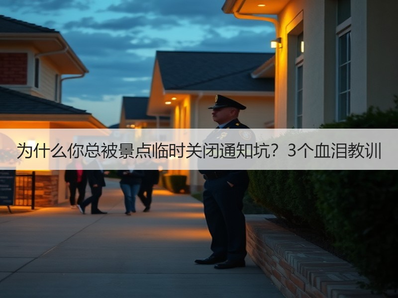为什么你总被景点临时关闭通知坑？3个血泪