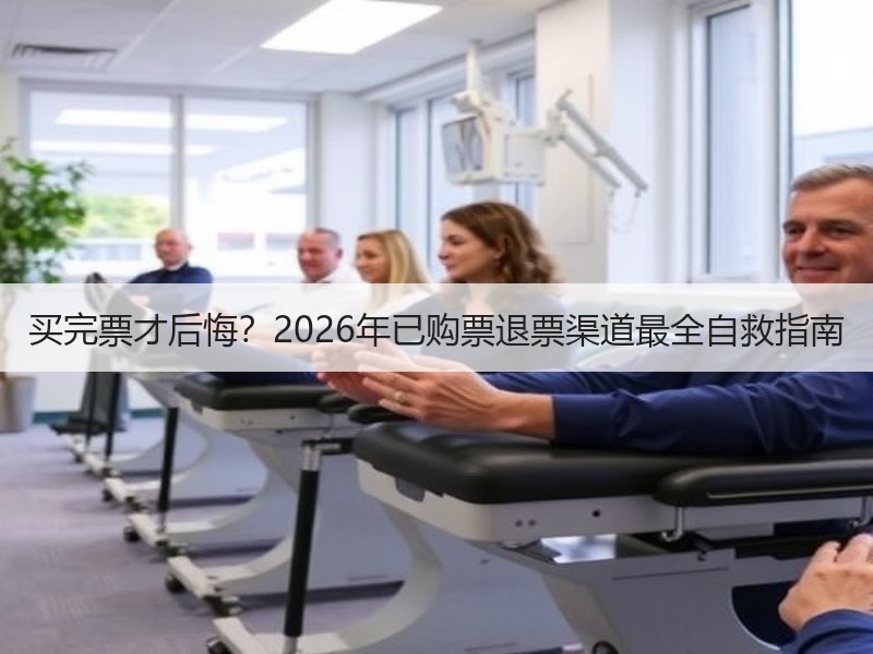 买完票才后悔？2026年已购票退票渠道最