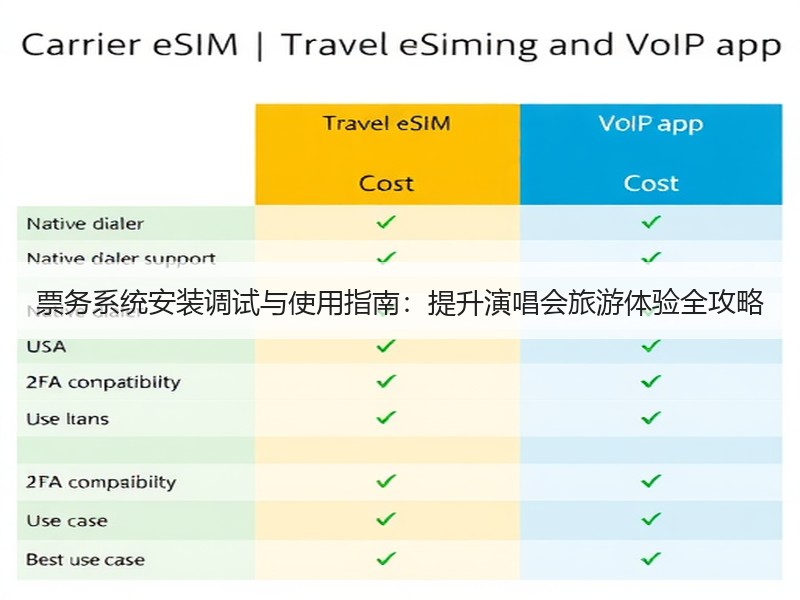 票务系统安装调试与使用指南：提升演唱会旅