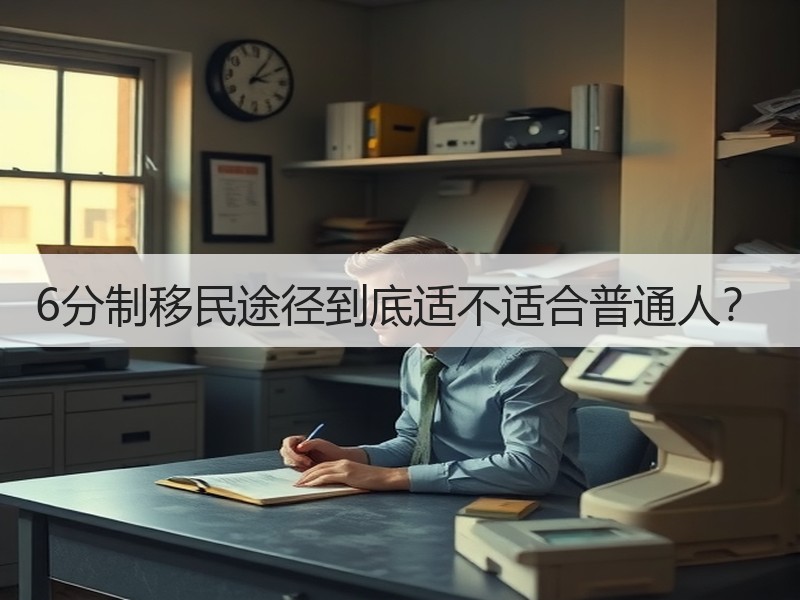 6分制移民途径到底适不适合普通人？