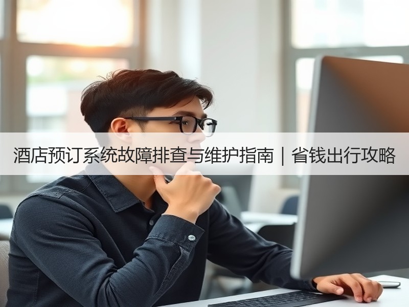 酒店预订系统故障排查与维护指南｜省钱出行