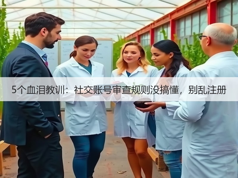 5个血泪教训：社交账号审查规则没搞懂，别
