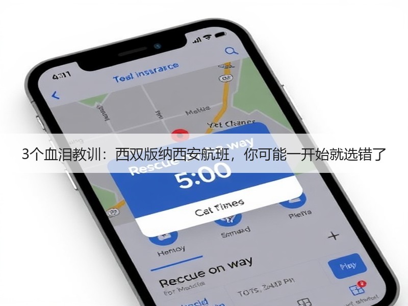 3个血泪教训：西双版纳西安航班，你可能一
