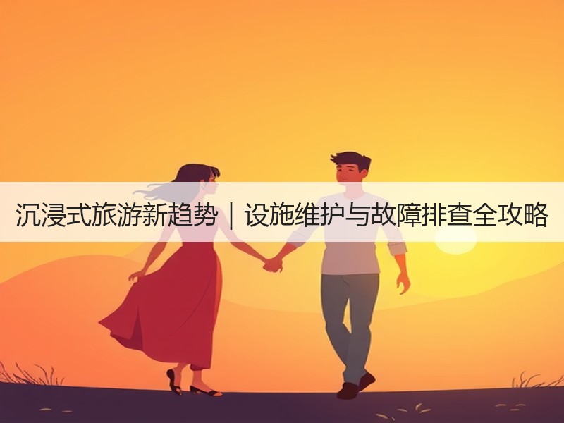 沉浸式旅游新趋势｜设施维护与故障排查全攻