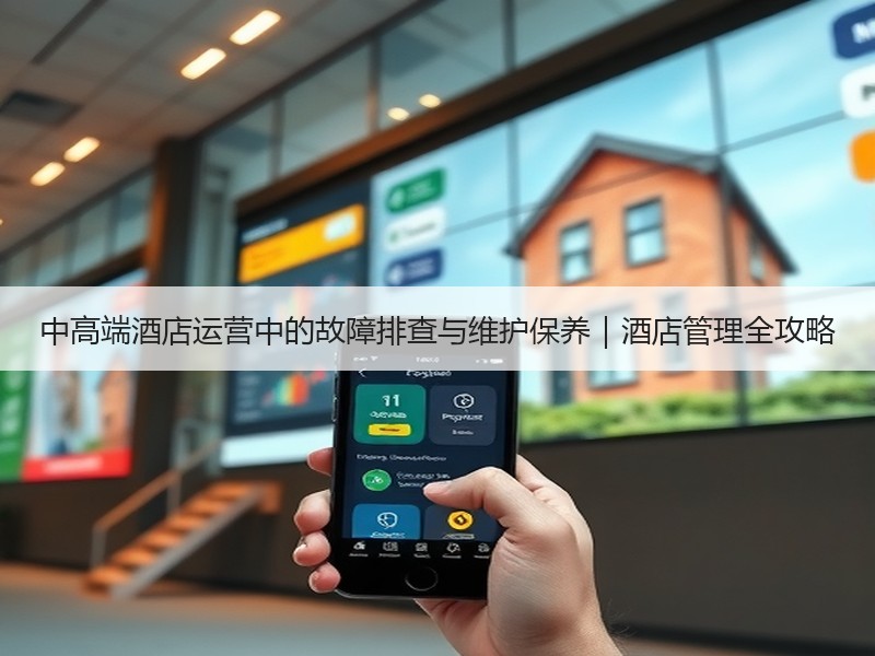 中高端酒店运营中的故障排查与维护保养｜酒