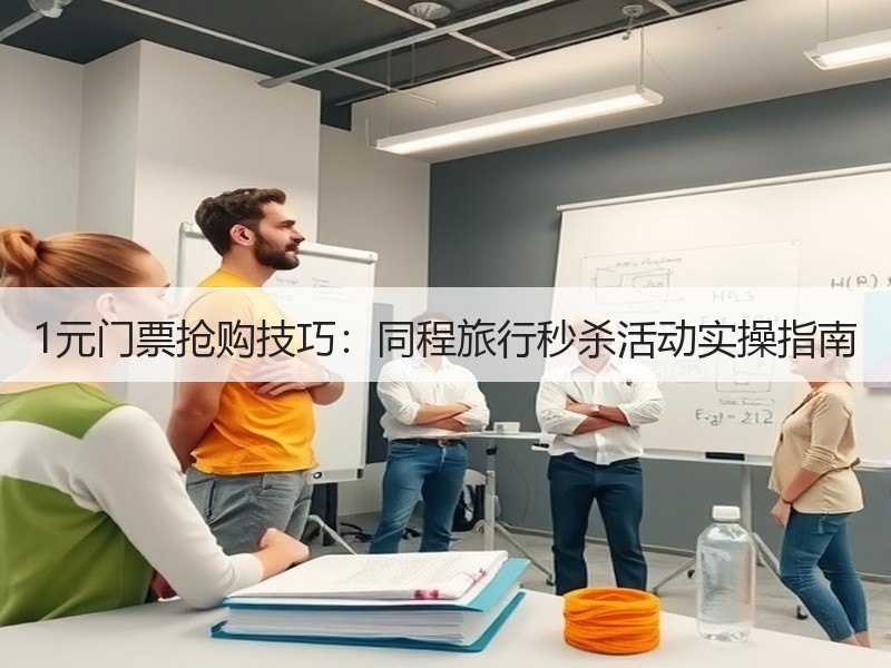 1元门票抢购技巧：同程旅行秒杀活动实操指