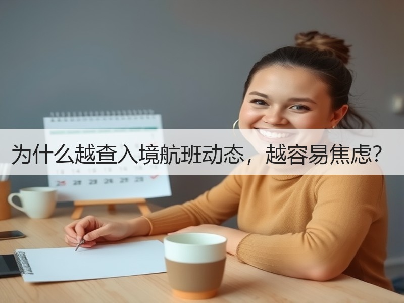 为什么越查入境航班动态，越容易焦虑？