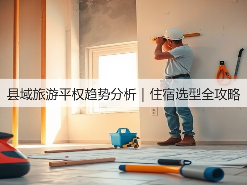 县域旅游平权趋势分析｜住宿选型全攻略