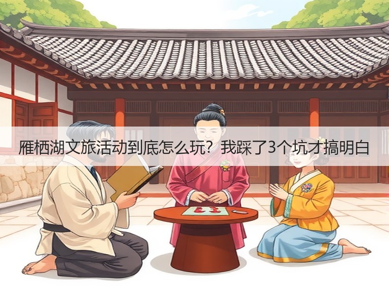 雁栖湖文旅活动到底怎么玩？我踩了3个坑才