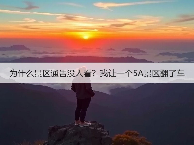 为什么景区通告没人看？我让一个5A景区翻