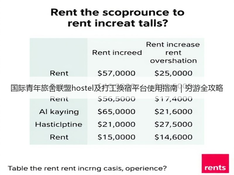 国际青年旅舍联盟hostel及打工换宿平