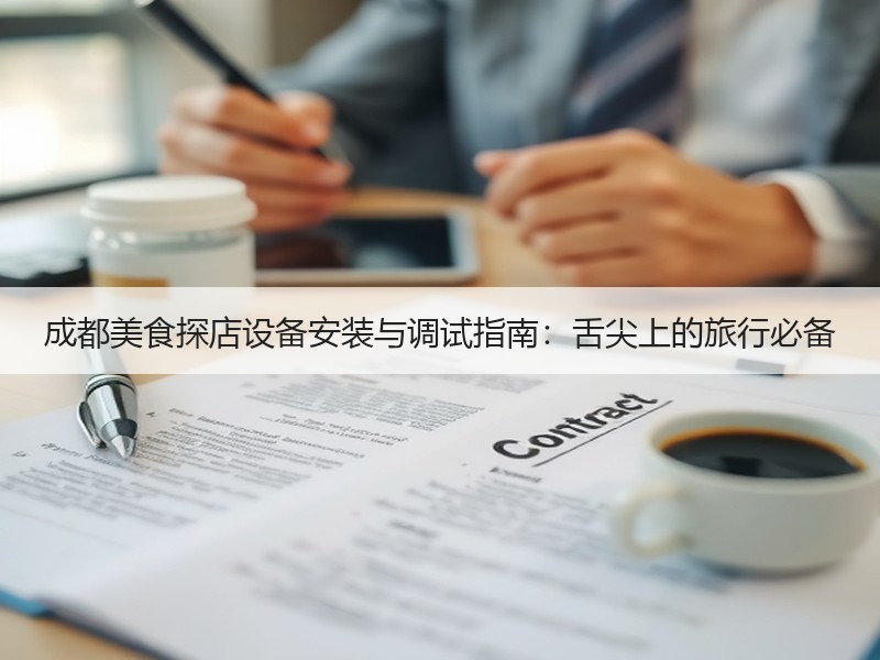成都美食探店设备安装与调试指南：舌尖上的