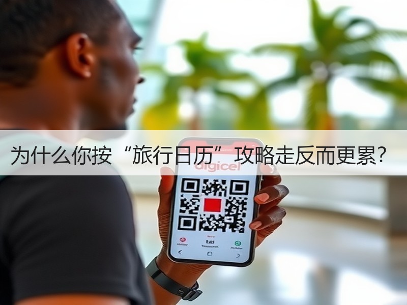 为什么你按“旅行日历”攻略走反而更累？