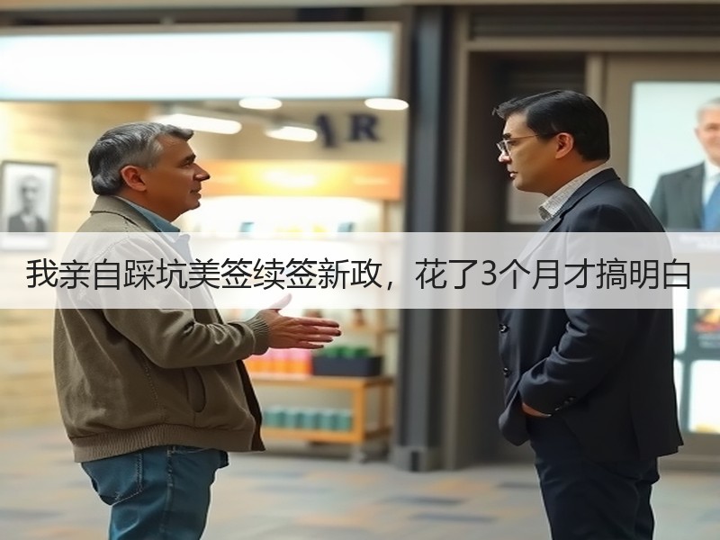 我亲自踩坑美签续签新政，花了3个月才搞明