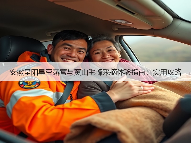 安徽呈阳星空露营与黄山毛峰采摘体验指南：