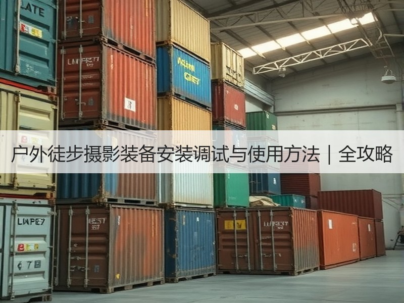 户外徒步摄影装备安装调试与使用方法｜全攻