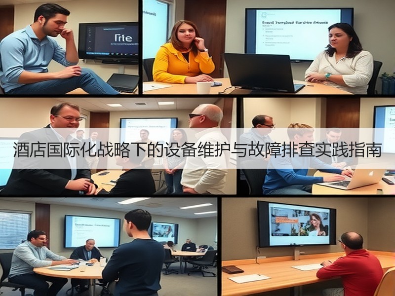 酒店国际化战略下的设备维护与故障排查实践